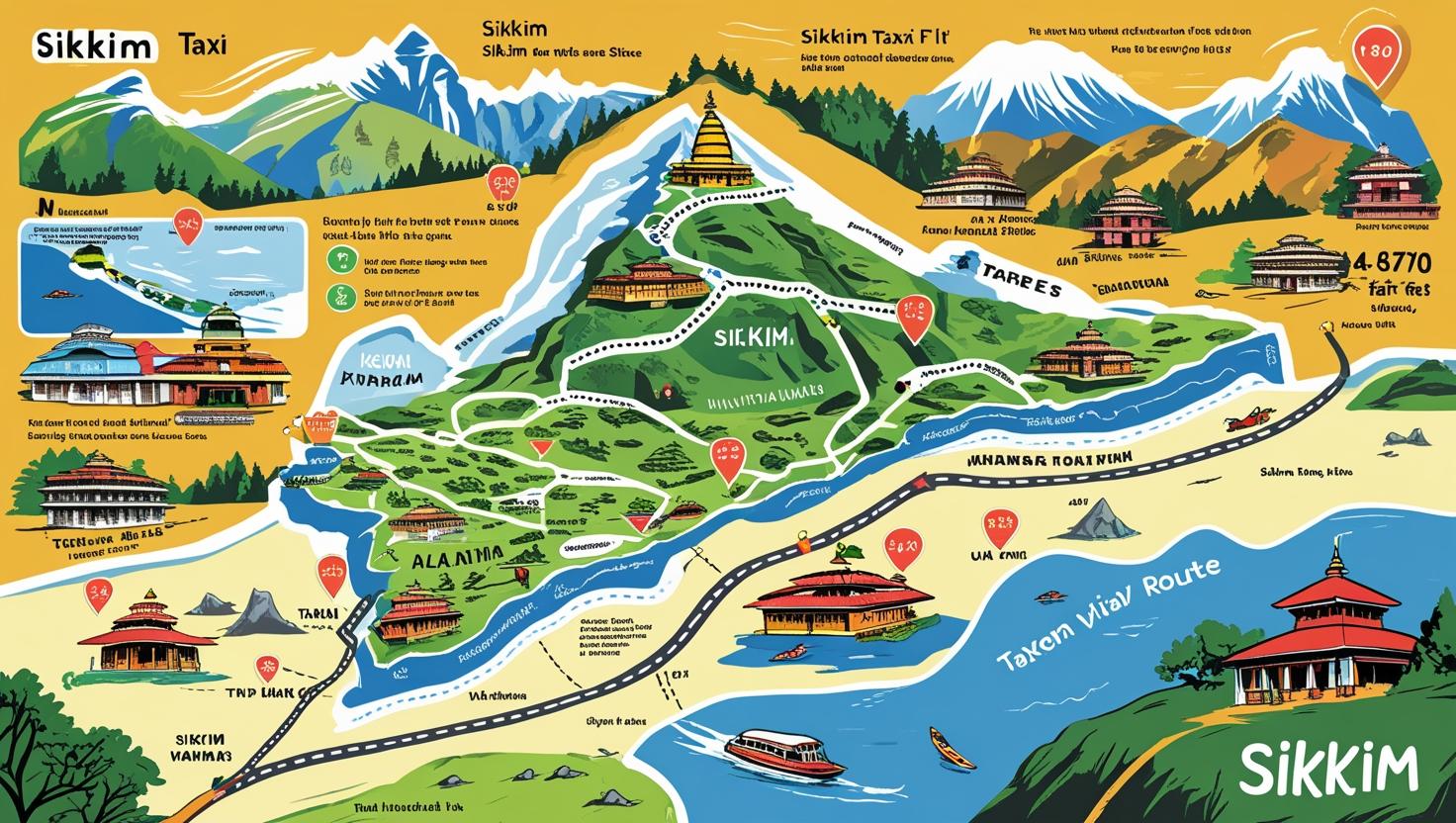 🚖 Gangtok to North Sikkim Taxi Fare – Everything You Must Know Before Booking!
