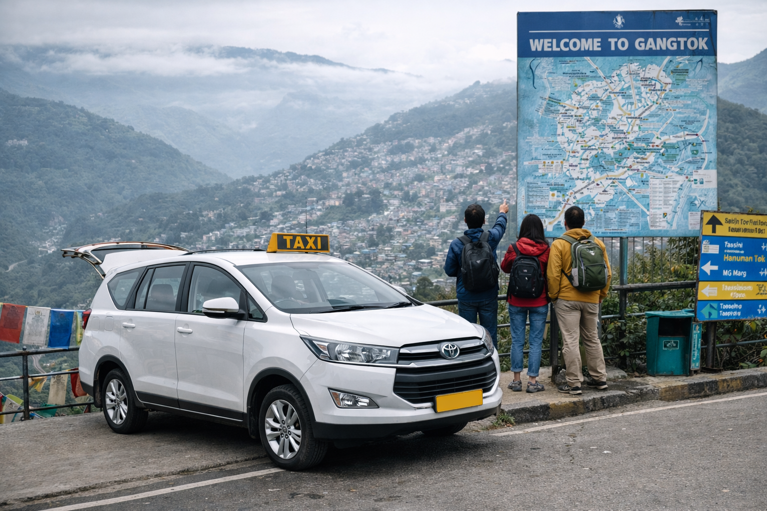 Gangtok Local Sightseeing Taxi Fare & Booking | Gangtok Cab Service