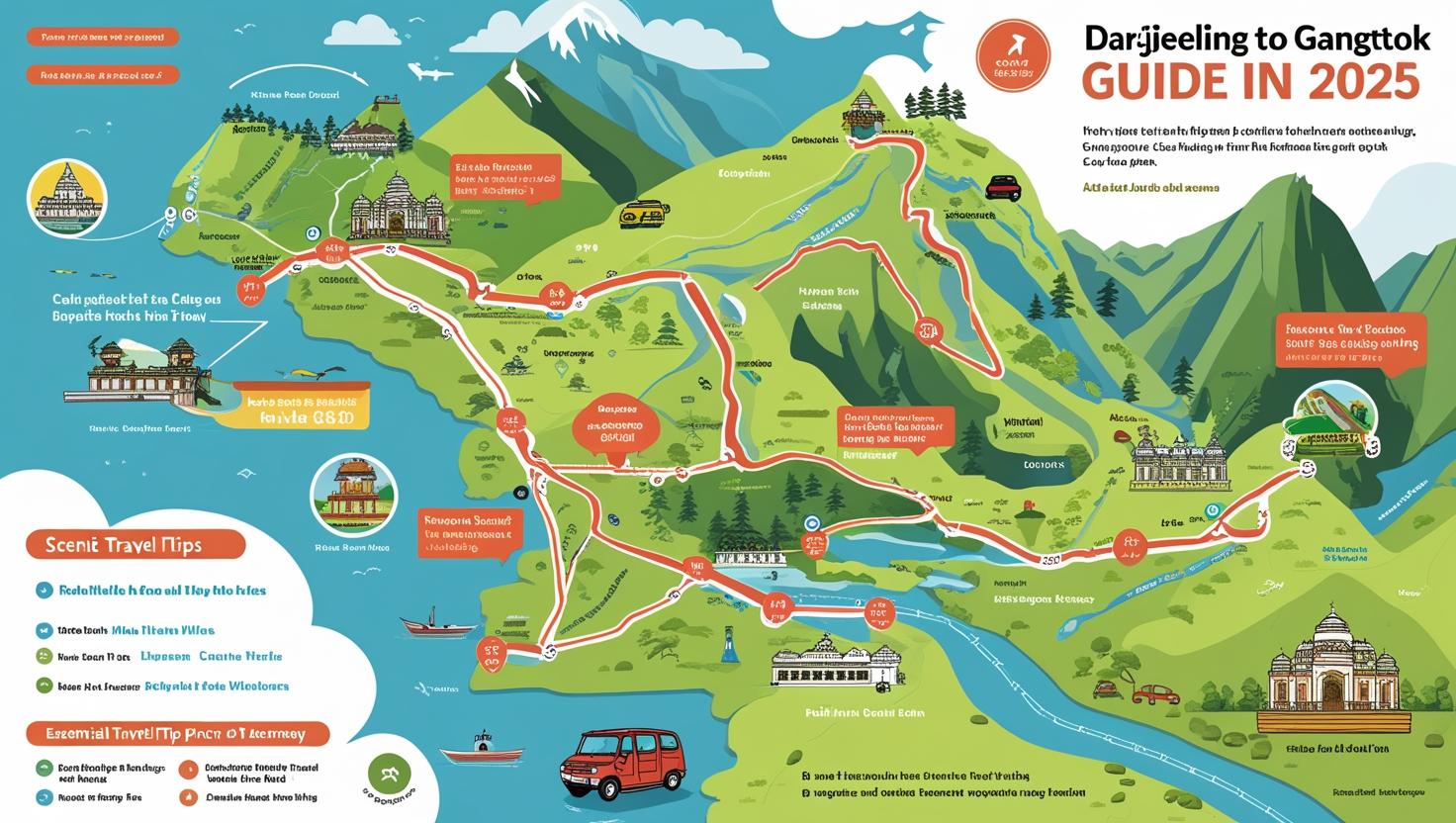 Darjeeling to Gangtok Cab Price – Complete Travel Guide for 2025